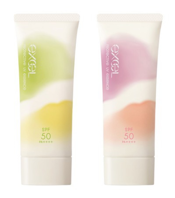 エクセル 日焼け止め「プロテクティブ UVエッセンス」：01 ユーカリ＆レモン、02 ジャスミン＆シダー